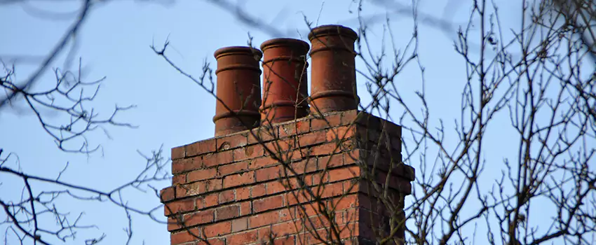 Chimney Crown Installation For Brick Chimney in Riverside, California