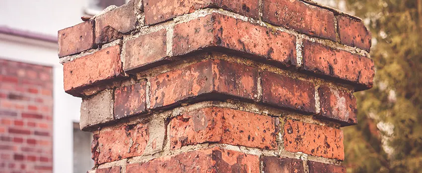 Cracked Chimney Bricks Repair Cost in Riverside, California